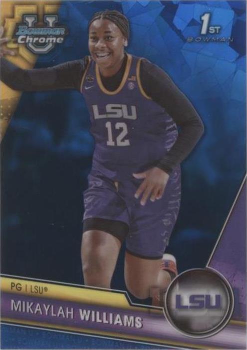2023-24 Bowman University Chrome Sapphire Edition - Mikaylah Williams #4