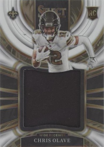 2022 Panini Select Chris Olave Club Level Zebra Die Cut