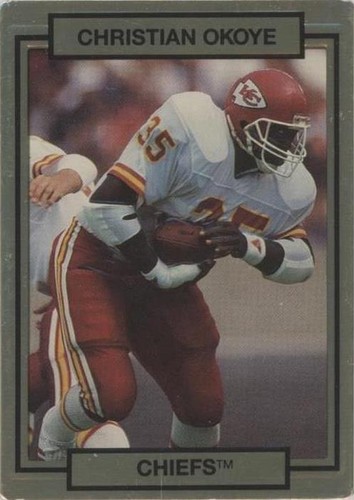 1990 Action Packed Christian Okoye #116