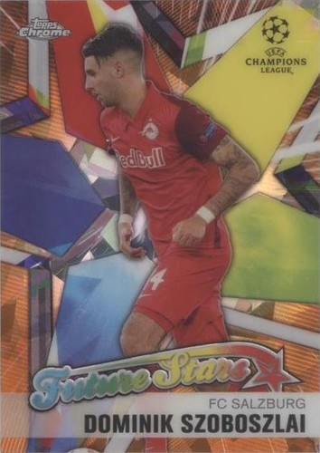2020-21 Topps Chrome UCL Sapphire Edition Dominik Szoboszlai #FS-DS