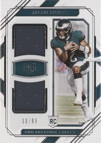 2020 Panini National Treasures Jalen Hurts #RDM-JAH