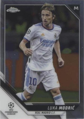 2021-22 Topps Chrome UCL Luka Modric #85