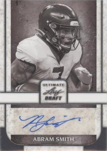 2022 Leaf Ultimate Draft Abram Smith #PA-AS1