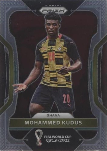 2024-25 Panini Prizm Premier League Mohammed Kudus Blue /299 | eBay