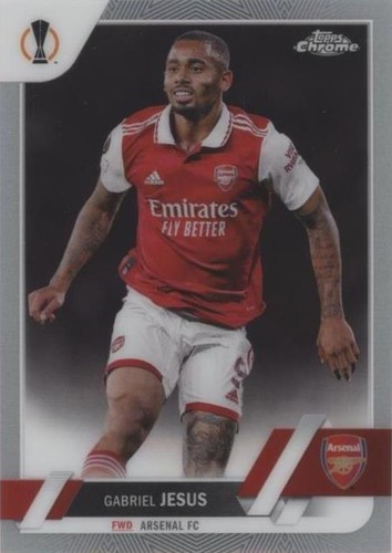 2022-23 Topps Chrome UEFA Club Competitions Gabriel Jesus #38