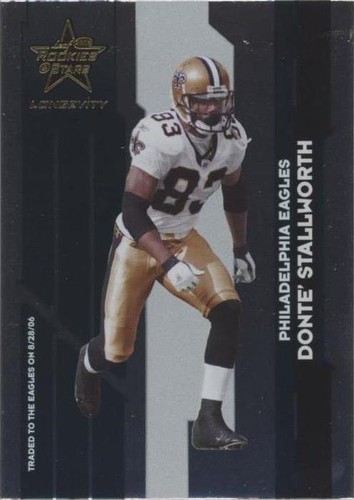 2006 Leaf Rookies & Stars Longevity Donte Stallworth #67