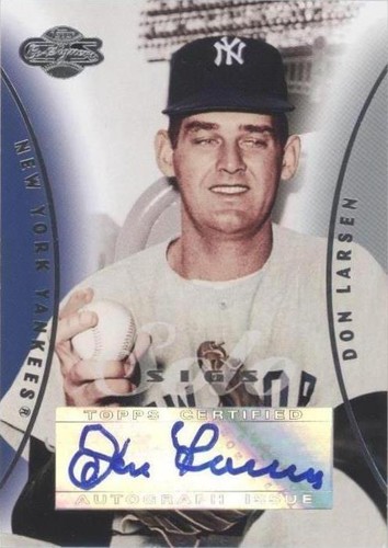 2006 Topps Co-Signers - Don Larsen #SS-DL