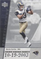 2006 Upper Deck Rookie Debut Kevin Curtis #GDD-KC
