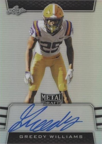 2019 Leaf Metal Draft Greedy Williams #BA-GW1