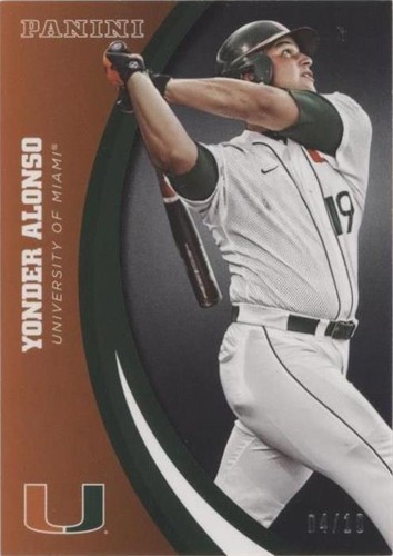 2015 Panini Miami Hurricanes - Yonder Alonso #16