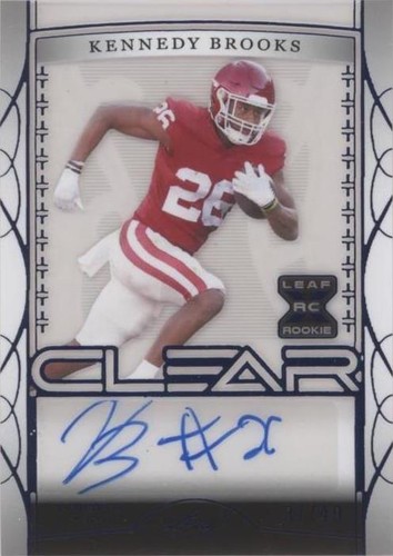 2022 Leaf Trinity Kennedy Brooks #CA-KB1