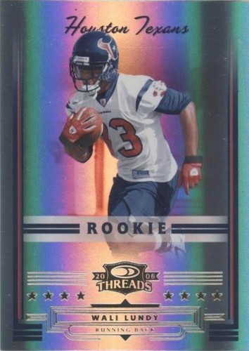 2006 Donruss Threads Wali Lundy #161