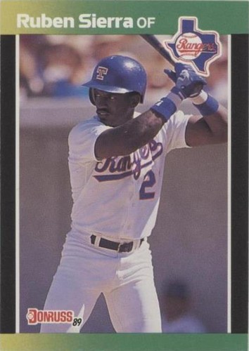 1989 Donruss Baseball's Best - Ruben Sierra #111