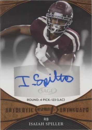 2022 Sage Aspire Isaiah Spiller #ASP-IS