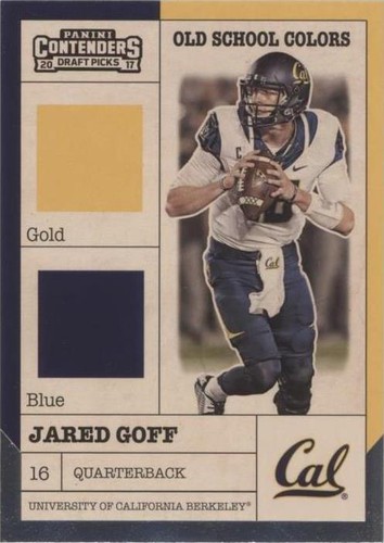 2017 Panini Contenders Draft Picks Jared Goff #3