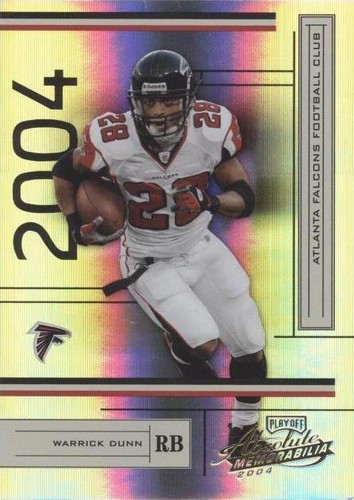 2004 Playoff Absolute Memorabilia Warrick Dunn #8