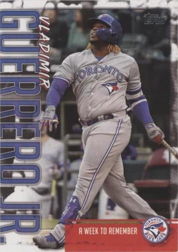 Vladimir Guerrero Jr. 2020 Topps x Steve Aoki Rainbow Foil Blue