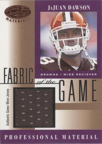 2001 Leaf Certified Materials JaJuan Dawson #FG-150