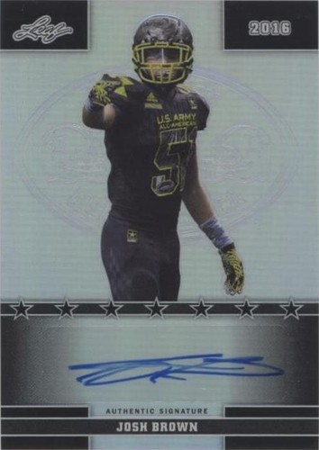 2016 Leaf U.S. Army All-American Bowl Josh Brown #61