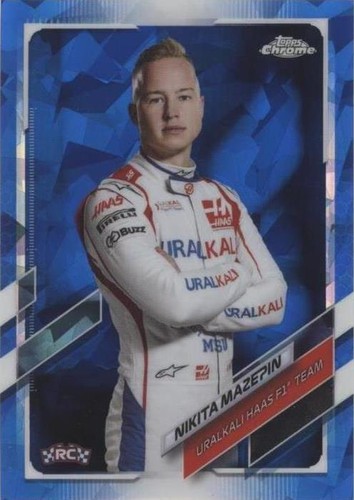2021 Topps Chrome Sapphire Edition Formula 1 - Nikita Mazepin #18