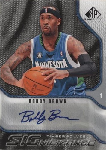 2009-10 SP Game Used - Bobby Brown #S-BB
