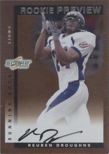 2000 Score Reuben Droughns #SR 37