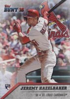 2016 Topps Bunt - Jeremy Hazelbaker #150