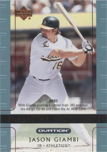 2002 Upper Deck Ovation - Jason Giambi #102