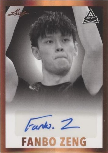 2021-22 Leaf Memories - Fanbo Zeng #BW-FZ1