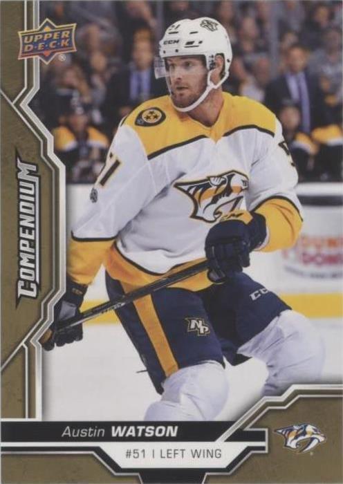 2018-19 Upper Deck Compendium - Austin Watson #233