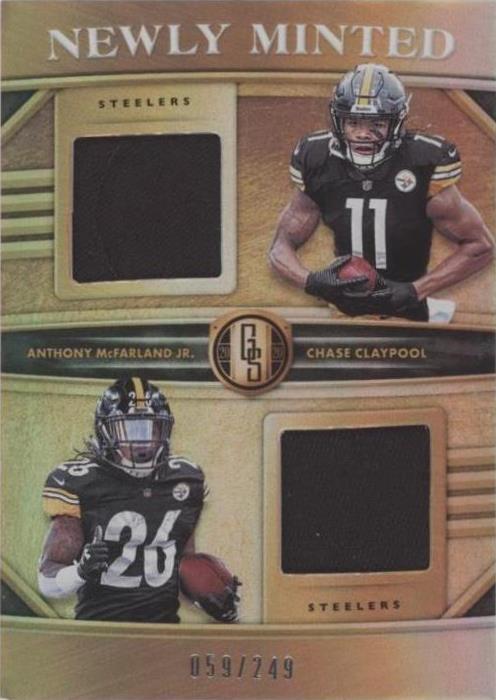 2020 Panini Gold Standard Anthony McFarland Jr. Chase Claypool #MMD16