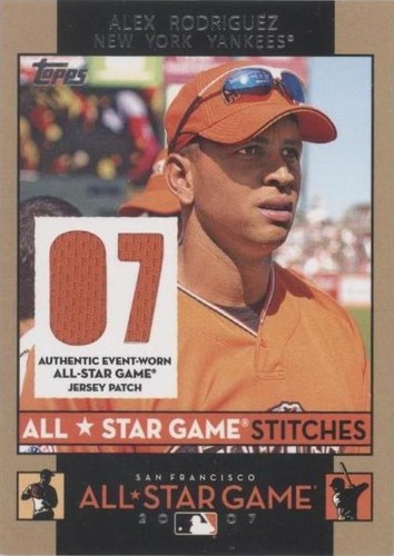 2007 Topps Updates & Highlights - Alex Rodriguez #ASAR
