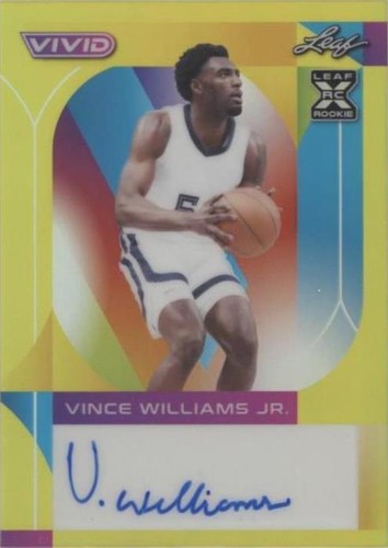 2022-23 Leaf Vivid - Vince Williams Jr. #BA-VWJ