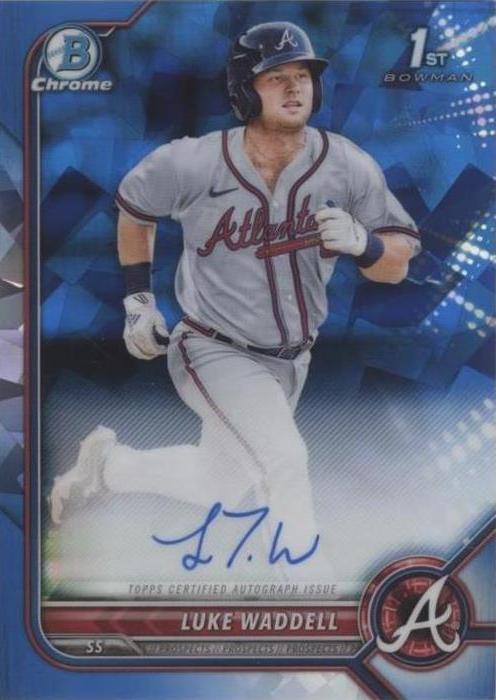 2022 Bowman Sapphire Edition - Luke Waddell #BSPA-LW