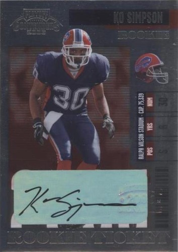 2006 Playoff Contenders Ko Simpson #109