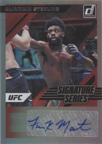 2022 Donruss UFC - Aljamain Sterling #SS-ASL