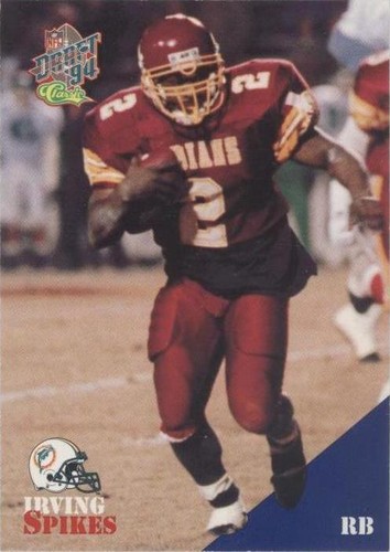 1994 Classic NFL Draft Irving Spikes #37