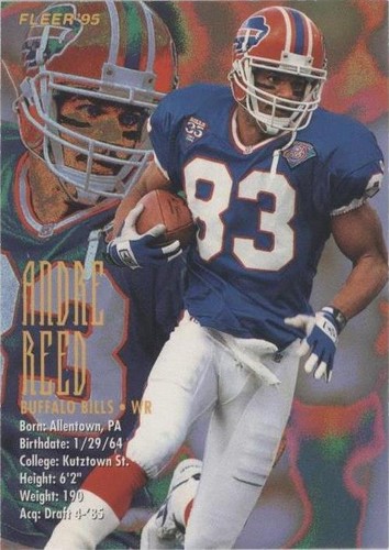 1995 Fleer Shell FACT Andre Reed #67