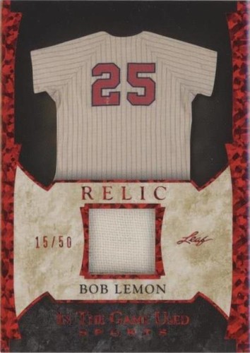 2022 Leaf In The Game Used Sports - Bob Lemon #GUM-03