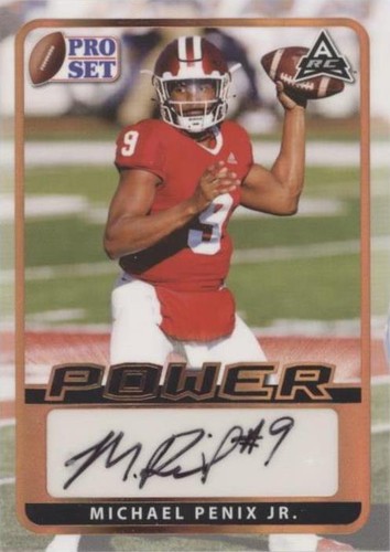 2021 Leaf Pro Set Power Michael Penix Jr. #BA-MPJ