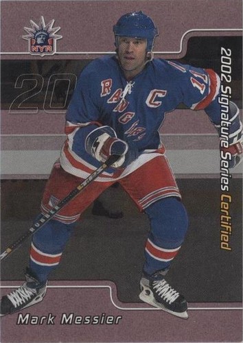 2001-02 In the Game Be A Player Signature Series - Mark Messier #C-55