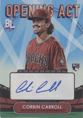CORBIN CARROLL 2023 TOPPS BIG LEAGUE OPENING ACT ROOKIE RC