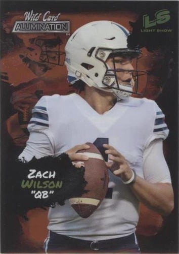 2021 Wild Card Alumination Zach Wilson #LS 2