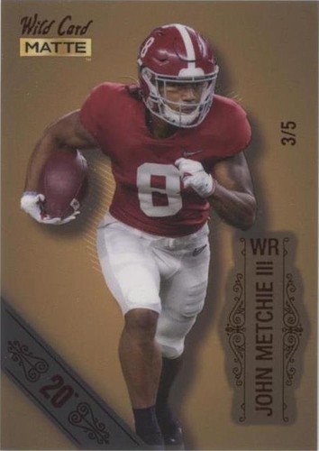 2022 Wild Card MATTE John Metchie III #MB-64