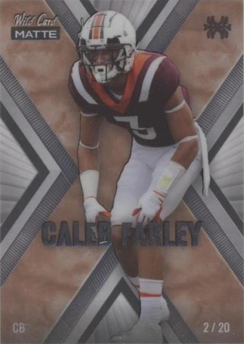 2021 Wild Card MATTE Caleb Farley #MXP-10
