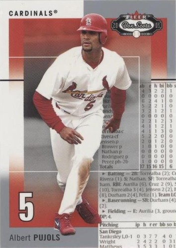 その他  Pujols Auto Fleer 2002 Fleer Platinum #142 Albert Pujols - NM-MT | eBay