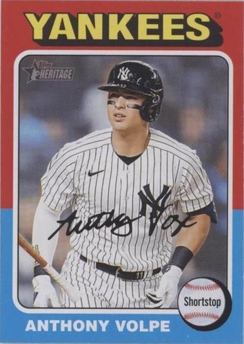 その他 anthony volpe Cherry parallel 2025 Topps Heritage - High Number SP Anthony Volpe #429