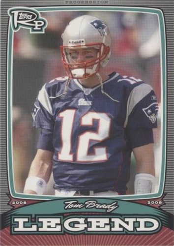 2008 Topps Rookie Progression Tom Brady #PL-TB