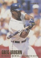 1996 Fleer - Greg Vaughn #161