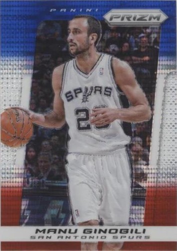 2015-16 Panini Prizm - Manu Ginobili #71 Light Blue Prizm /199